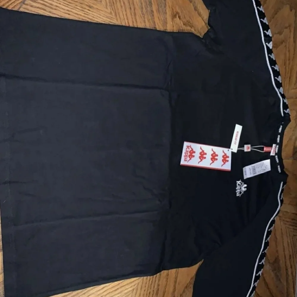 Kappa Black Sweatshirt with Logo - Picture 2 of 4